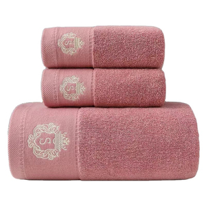 Custom Logo <b>Large</b> White Hotel <b>Towels</b> 500-700gsm Terry Cloth Embroidered Solid Color High Quality Hand <b>Bath</b> <b>Towel</b> for Adults - Product Image 1