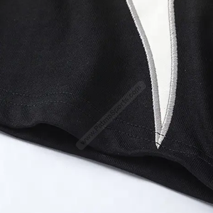 T-shirts de broderie personnalisés de haute qualité 100% coton vêtements de mode t-shirts élégants avec une belle broderie - Product Image 4