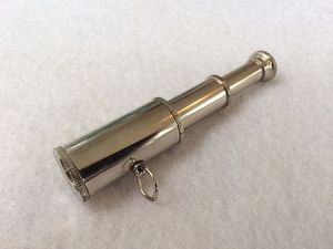 <b>Professional</b> Metal <b>Telescope</b> Durable Stainless Steel Optical Instrument Adjustable Lens Compact Portable Nautical Collector Use - Product Image 5