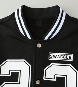 Hombres con estilo Varsity bomber chaqueta personalizada bordada de lana de cuero Universidad Letterman ropa de abrigo cálido fabricante de fábrica - Product Image 3