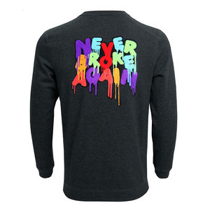 สเวตเตอร์เข้ารูปสำหรับผู้ชายเสื้อกันหนาวผ้าฝ้ายแขนยาวแนวสตรีทสำหรับฤดูหนาวออกแบบปักลาย - Product Image 5