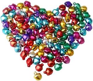 Campana decorativa pintada en rojo con cuerda colgante/templo/campana de Navidad - Product Image 3