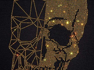 New Arrival Rhinestone T <b>Shirts</b> for Women Custom Made Adult Wear at <b>Cheap</b> Price Fashion Style - Product Image 3