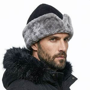 Handmade Nubuck IYI Traditional Leather Bork Hat Kayi Tribe Ertugrul Gazi Ottoman Style Traditional Turkish Winter Hat Black - Product Image 2