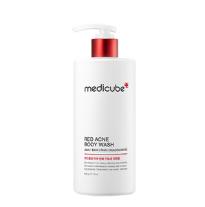 MEDICUBE Korean Skin Care Red Acne Body Wash 400g Moisturizing and Refreshing <b>Shower</b> <b>Gel</b> with Niacinamide Ingredients - Product Image 1