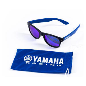 Lunettes de soleil de course Yamaha pour adultes N23JJ805E100, monture PC de haute qualité, verres polarisés UV400, style carré vintage classique, logo sur les verres - Product Image 1