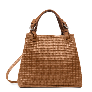 Sac fourre-tout pour femme Emanuela. Gravure géométrique en daim véritable. 33x17x29cm. Fabriqué en Italie. - Product Image 6