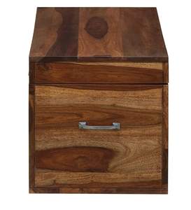 Maletero de madera maciza de Sheesham para sala de estar, caja de almacenamiento de diseño tradicional ya ensamblada, maletero, mesa de centro - Product Image 3