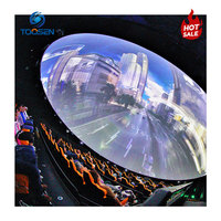 Écran LED immersif haute luminosité en aluminium moulé sous pression, conçu pour durer, mur vidéo LED flexible et incurvé pour scène de concert