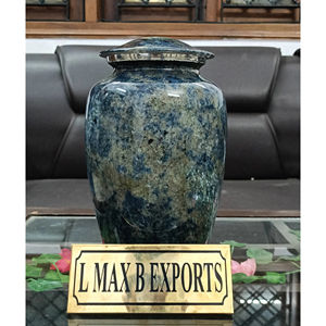Unique New Texture Metal Cremation urns for human ashes with free <b>velvet</b> <b>bag</b> - Product Image 1
