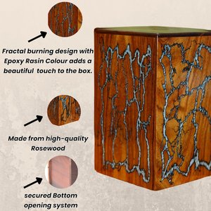 Best Urn <b>for</b> Human <b>ashes</b> Large <b>for</b> cremation box <b>for</b> <b>Ashes</b> Personalized Burial <b>for</b> Funeral box - Product Image 4