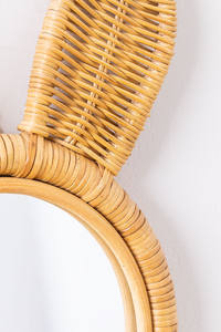 Decoración de oficina vietrustic, espejo de ratán de bambú, último diseño de mimbre tejido, característica portátil de estilo bohemio - Product Image 3