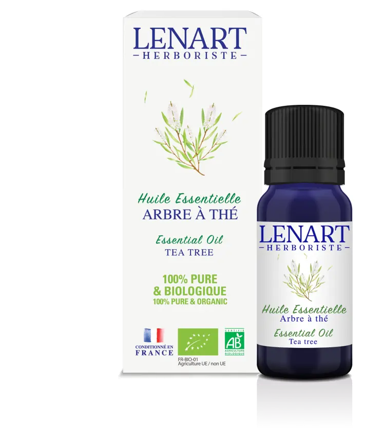 Tea Tree Essential Oil Bio premium high quality essential oil with natural ingredients body care products Made in France