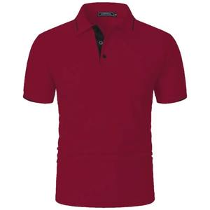 <b>Men's</b> <b>Summer</b> Casual for Polo <b>T</b>-<b>Shirts</b> Short Sleeve Pullover <b>Shirts</b> Button Classic Fit Solid Color Breathable Knitted for Outdoor - Product Image 1