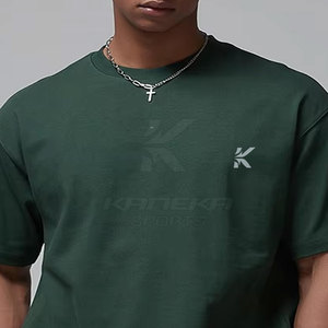 T-shirt surdimensionné pour homme, coupe classique, streetwear contemporain, tissu 100% coton, uni, confortable, à porter au quotidien, respirant, séchage rapide - Product Image 4