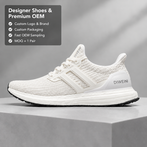 Zapatos de Diseño de Lujo para Hombre y Mujer, Zapatos Deportivos Blancos de Punto de Alta Calidad, Zapatillas Profesionales para Correr, Nuevas - Product Image 1