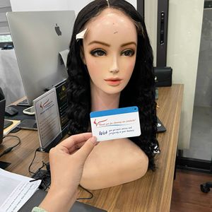 Venta al por mayor 100% Extensiones de cabello Remy vietnamita Peluca de onda profunda de vapor negro natural Gran venta en stock disponible - Product Image 5