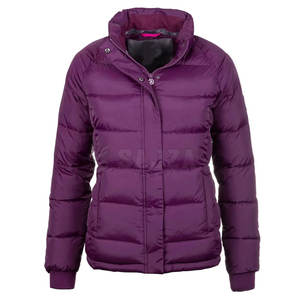 Warm Women Puffer <b>Jacket</b> With High Neck Design And Durable Stitching For Daily Winter Use - Product Image 1