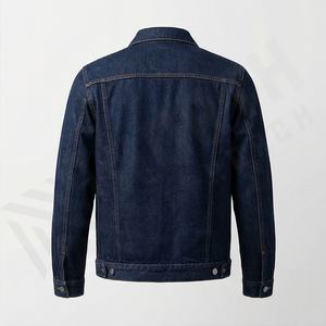 Veste en jean pour femme à manches longues sur mesure, couleur personnalisée, hiver, teinture unie, brute, respirante, épaisse, élégante, veste de mode - Product Image 2