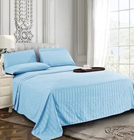 Draps de lit pleine grandeur de luxe Ensemble de qualité hôtelière Draps de lit Housses de couette