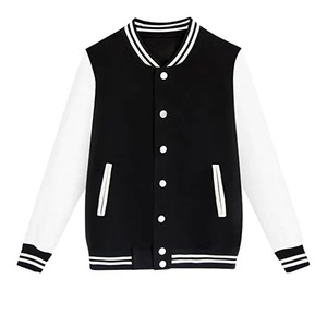 Precio de fábrica personalizado al por mayor de los hombres Varsity chaquetas de béisbol personalizado con capucha Letterman Varsity Bomber Jacket - Product Image 3