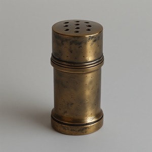 Moulin à sel et à poivre en laiton décoratif avec surface polie lisse Travail artisanal offrant un accent décoratif pour les tables à manger - Product Image 1