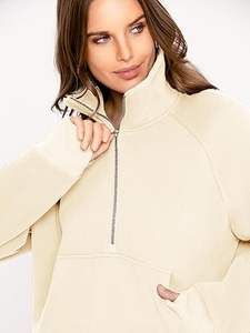 Sweat-shirt à manches longues confortable en polaire pour femmes de qualité supérieure - Product Image 6