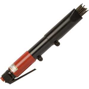 Kit Básico Profesional de Pulidores Neumáticos de Aire Comprimido con Agarre en Línea, 5.5 CFM, con Cubierta de Vacío de 19 Agujas y 6 Juegos de Cinceles Neumáticos - Product Image 2