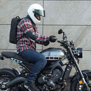 Men's Windproof Soft <b>Flannel</b> Long Sleeve Shirt <b>Top</b> Selling OEM Armored Motorcycle Riding Biker Motorbike Plus Size <b>Flannel</b> Shirt - Product Image 6