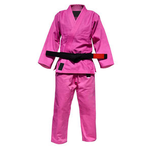 Uniformes de BJJ personalizados para mujer, color rosa, para entrenamiento de Jiu Jitsu, uniformes de artes marciales para niñas a la venta - Product Image 1