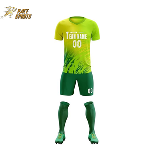 เสื้อฟุตบอลสีฟ้าชุดสั้นสำหรับผู้ชายและผู้หญิงชุดเครื่องแบบพิมพ์ลายซับลิเมชันงานออกแบบโลโก้ได้ตามต้องการ - Product Image 6