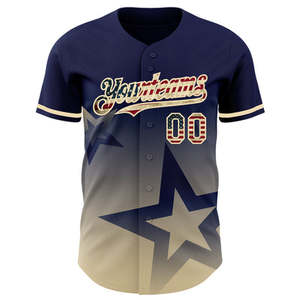 Camiseta de Béisbol Personalizada al por Mayor, Ropa Deportiva con Botones, Nombre del Equipo y Logotipo Personalizados, Unisex, Cosida a Medida, Talla Grande - Product Image 3