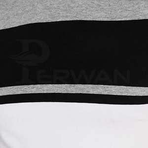 Venta al por mayor 100% algodón hombres camisetas cómodo cuello redondo diseño personalizable transpirable patrón sólido camisetas para hombres - Product Image 5