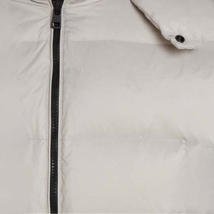 Chaqueta Acolchada Impermeable con Capucha, Personalizada con Logotipo Frontal Impreso OEM, Transpirable, Gruesa, para Hombre, Informal, de Invierno, con Bolsillos, Diseño Sólido, la Mejor - Product Image 6