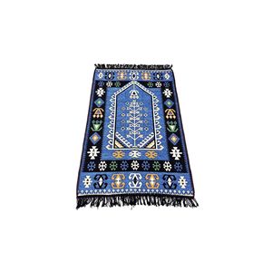 Tapis de Prière Anatolienne Requin Kilim 11 Bleu - Product Image 6