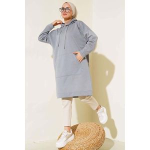 เสื้อคลุมกระเป๋าจิงโจ้สีเทา - Product Image 2