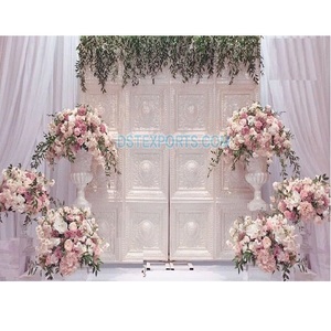 Modernos Marcos de Puerta para Recepción de Boda, Impresionantes Marcos de Puerta Blancos, Marcos Decorativos para Boda, Set para Boda, EE. UU. - Product Image 1