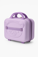 Rilakuma bébé sac mignon sac à main coque dure boîte à lunch étanche enfant en bas âge sac léger enfants étui de voyage ours violet sac de rangement.