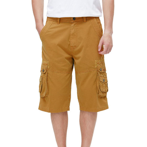 Hot New Men's Personalizable Cargo Shorts Cómodo transpirable Patrón sólido con logotipo personalizado Imprimir Última llegada - Product Image 3