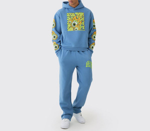 Pantalon baggy de survêtement, poche à capuche, look élégant pour hommes, survêtement de couleur unie fabriqué en usine au Pakistan - Product Image 6