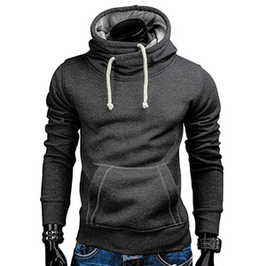 2025 Autumn <b>Men's</b> Hip Hop Pullovers Zipper-Up Sportswear with Drawstring Sweat Wear Pocket Hooded Running <b>Jacket</b> Tracksuits - Product Image 2