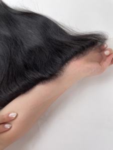 5X5 4x4 13x4 13x6 cuticule alignée brut vierge vietnamien vendeur de cheveux humains suisse Transparent HD Lace Frontal prix de gros - Product Image 2