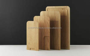 Bloc à découper rectangulaire en bois d'acacia massif de qualité durable, écologique, lavable au lave-vaisselle, fait à la main, épaisseur personnalisée, Rajasthan Home - Product Image 2