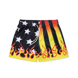 Short en maille athlétique 100% polyester vêtements actifs Polyester extensible personnalisé Dtg impression 5 pouces entrejambe logo personnalisé Sublimation - Product Image 3