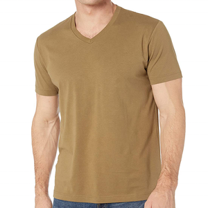 V-Neck <b>Men's</b> T-<b>Shirts</b> Short Sleeve High Quality New Causal Styles 100% Cotton T-<b>Shirts</b> Oversized Tshirt 2022 Custom Print logo - Product Image 2