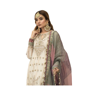 Combinaisons de pelouse pour femmes/robe d'été vêtements pour femmes/robe de femme pakistanaise shalwar kameez dupatta en vente pour produit - Product Image 3