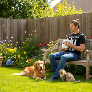 T-shirt drôle pour propriétaires de chiens, chats et lapins, niveau de folie des propriétaires de lapins - Product Image 3