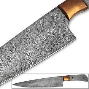 Venta al por mayor personalizado pedidos a granel OEM ODM hecho a mano de acero de Damasco cuchillo de Chef estilo japonés único vendedor superior cuchillo de cocina - Product Image 4