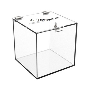 Boîte de rangement moderne en acrylique transparente, élégante et unique, pour la décoration, nouvelle conception de designer - Product Image 5
