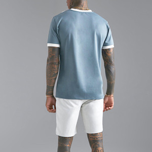 Mens Shirt Short Set Stretch Lightweight 100% Polyester Customized Logo Airy Flexible Comfort for Fitness Sessions Outdoor - Product Image 6